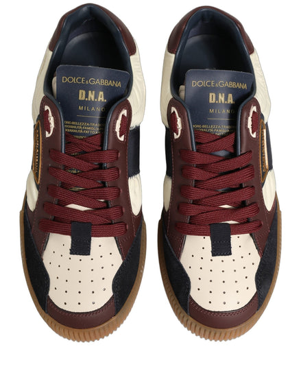 Dolce & Gabbana Multicolor Leather MIAMI Low Top Sneakers