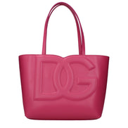 Geantă Dolce & Gabbana roz din piele