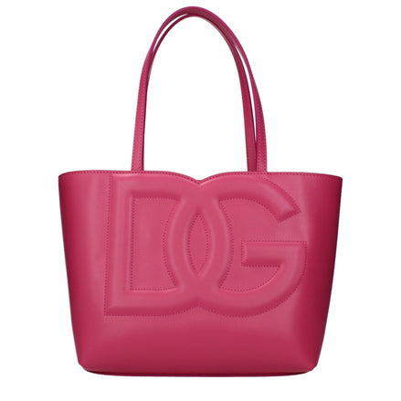 Geantă Dolce & Gabbana roz din piele