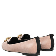 Dolce & Gabbana Pink Velvet Devotion Loafers