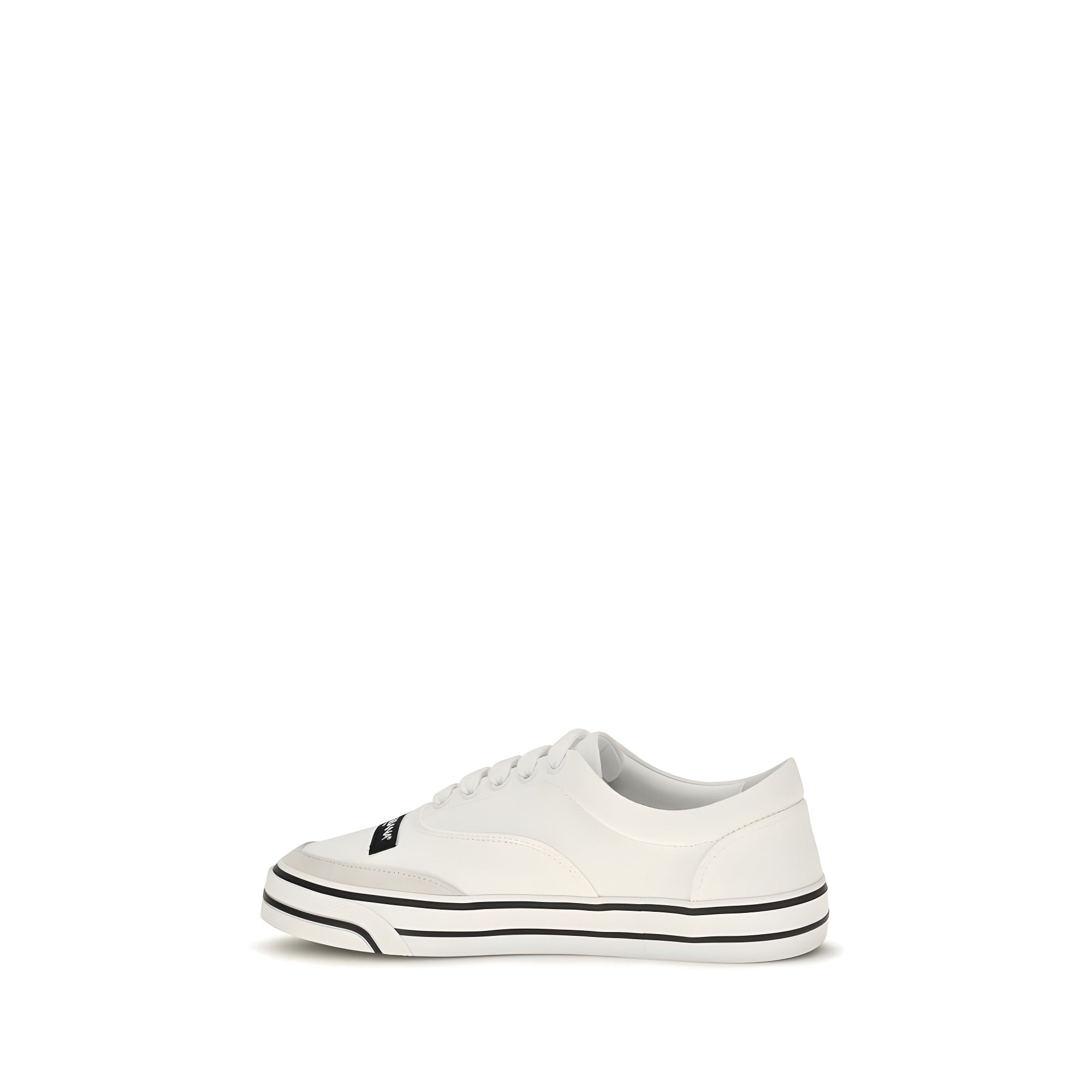 Dolce & Gabbana White Cotton Low Top Sneakers