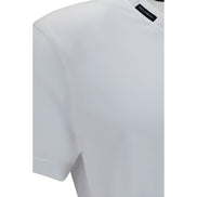 Tricou alb din bumbac Dolce & Gabbana