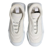 Sneakers Dolce & Gabbana albe slip on joase Wave