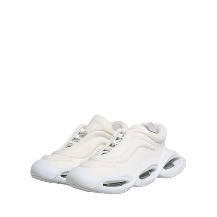Sneakers Dolce & Gabbana albe slip on joase Wave