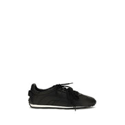 Dsquared² Black Leather Athletic Sneakers