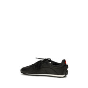 Dsquared² Black Leather Athletic Sneakers