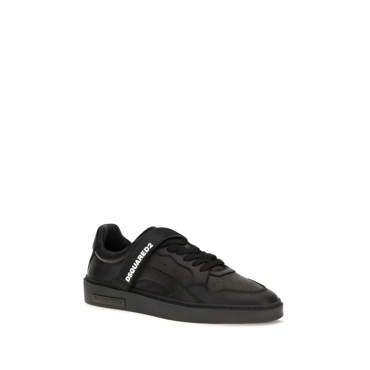 Dsquared² Black Suede Athletic Sneakers