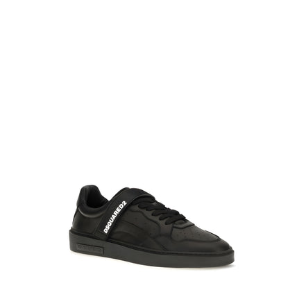 Dsquared² Black Suede Athletic Sneakers