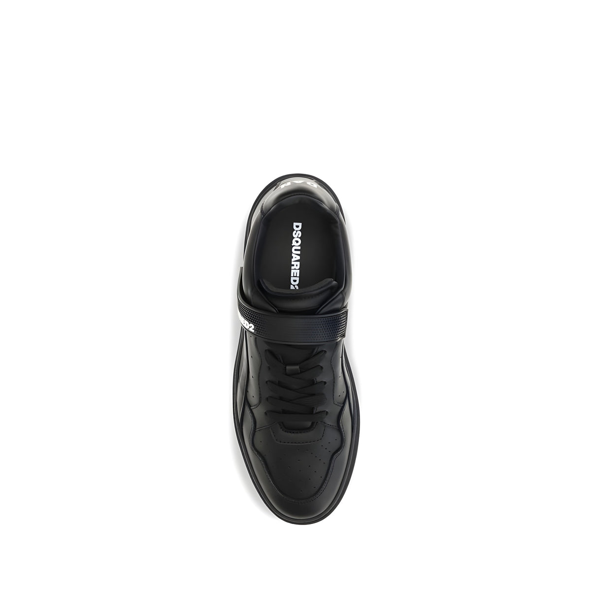 Dsquared² Black Suede Athletic Sneakers
