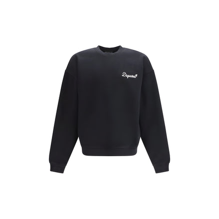 Dsquared² Black Cotton Sweatshirt