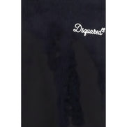 Hanorac Dsquared² negru din bumbac