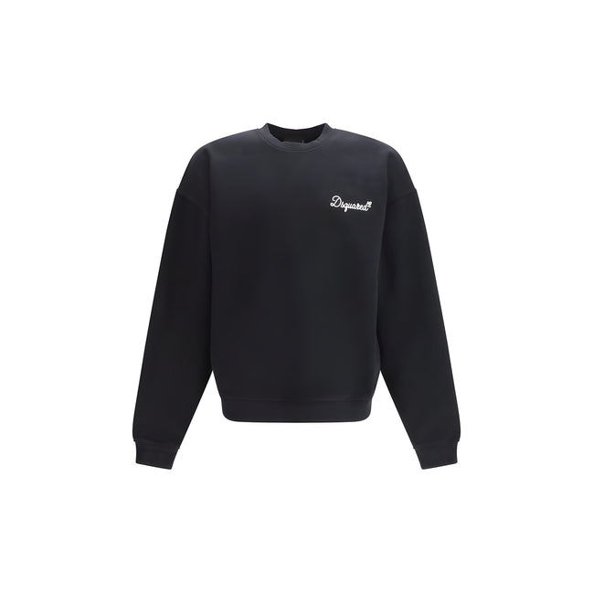 Hanorac Dsquared² negru din bumbac