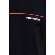 Hanorac negru din bumbac Dsquared²