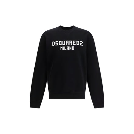 Bluză Dsquared² neagră din bumbac