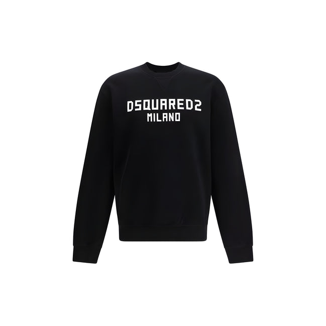 Bluză Dsquared² neagră din bumbac