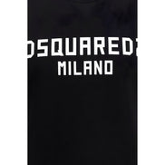 Bluză Dsquared² neagră din bumbac