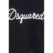 Bluză de molton neagră Dsquared² din bumbac