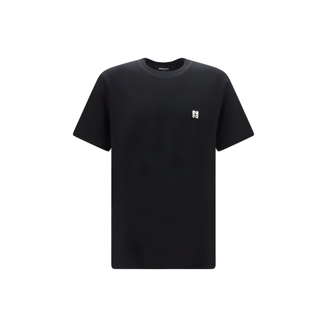 Dsquared² Tricou Negru din Bumbac