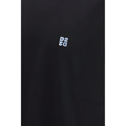 Dsquared² Tricou Negru din Bumbac