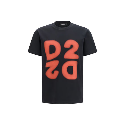 Dsquared² Black Cotton T-Shirt