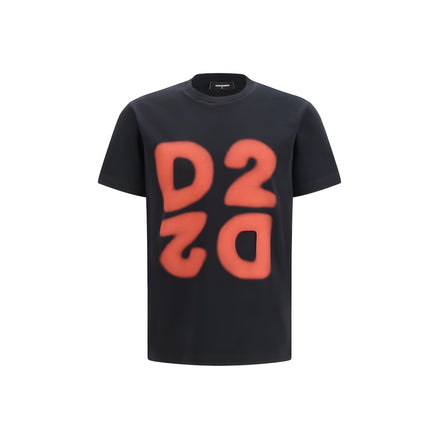 Tricou Dsquared² negru din bumbac