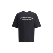 Tricou Dsquared² negru din bumbac