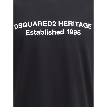 Tricou Dsquared² negru din bumbac