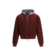 Dsquared² Bordeaux Fabric Bomber Jacket