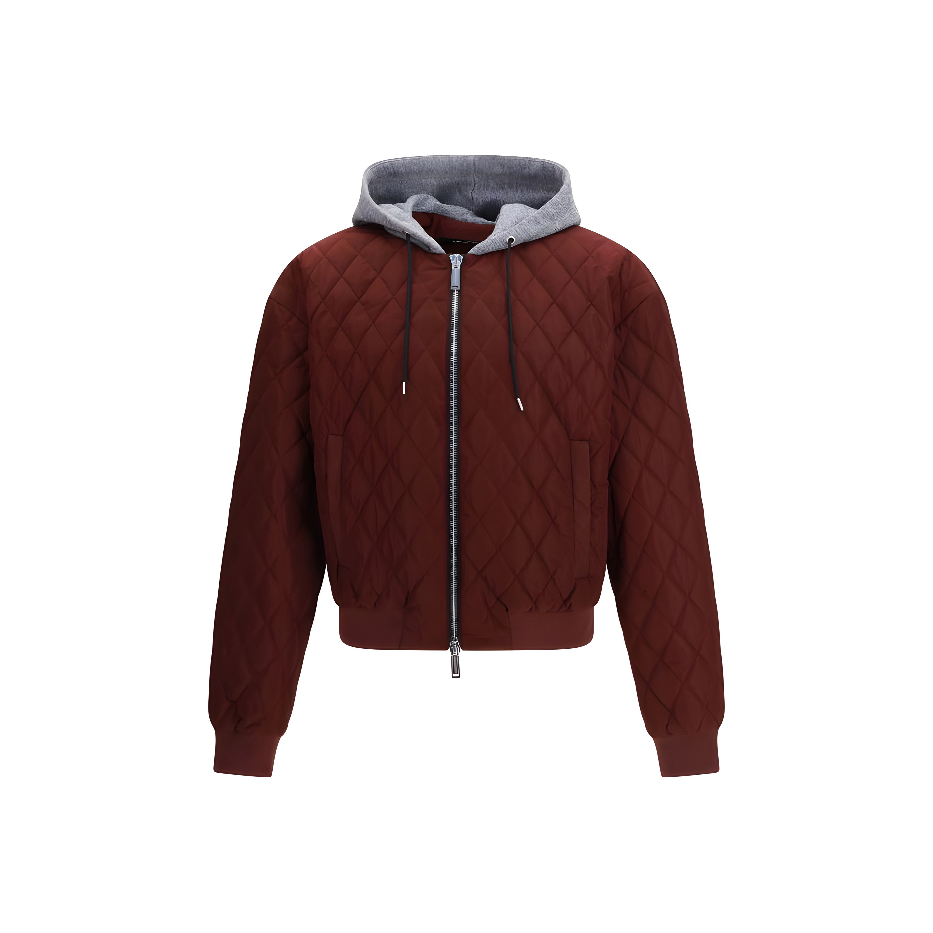 Dsquared² Bordeaux Fabric Bomber Jacket
