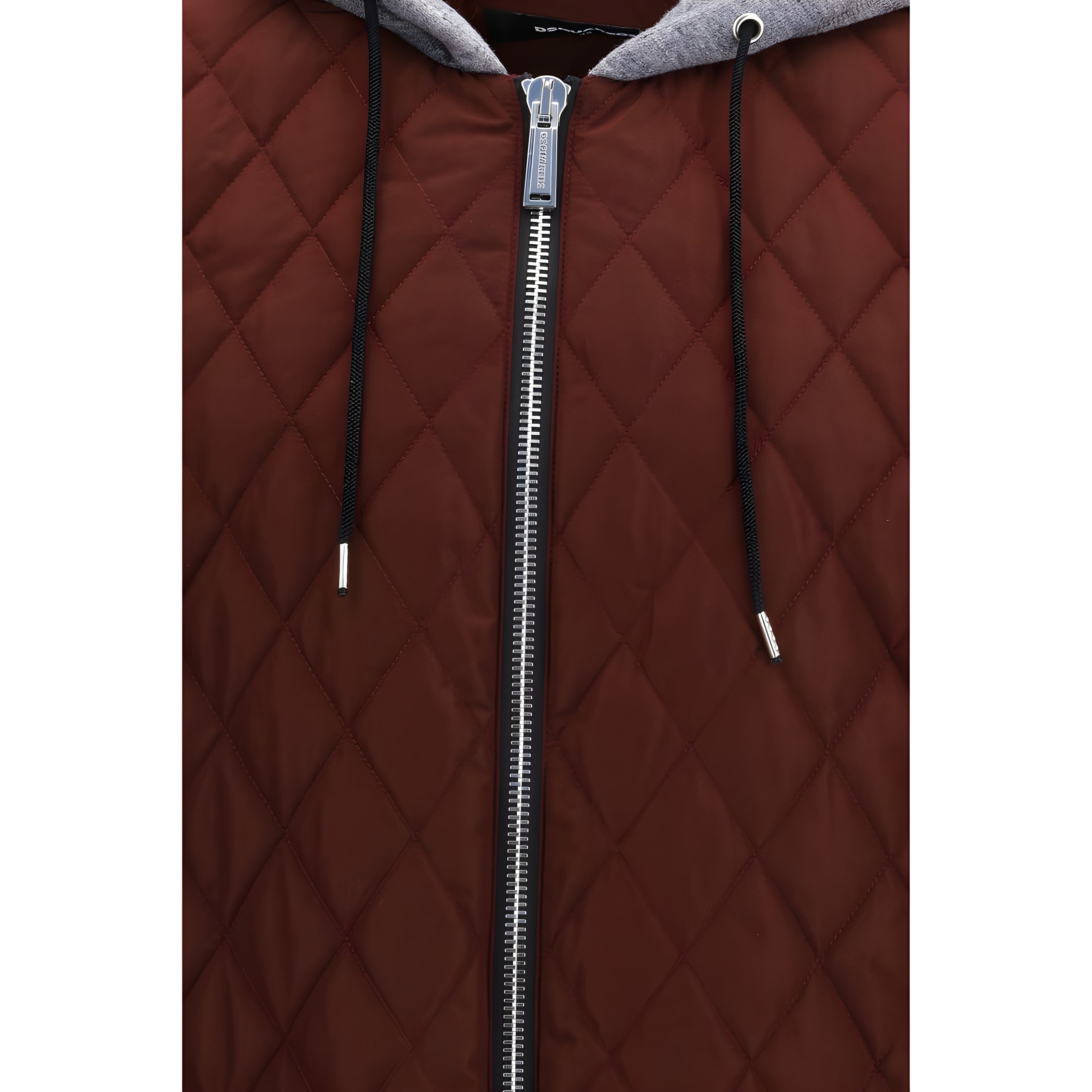 Dsquared² Bordeaux Fabric Bomber Jacket