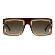 Ochelari de soare Dsquared² maro din acetat cu lentile maro