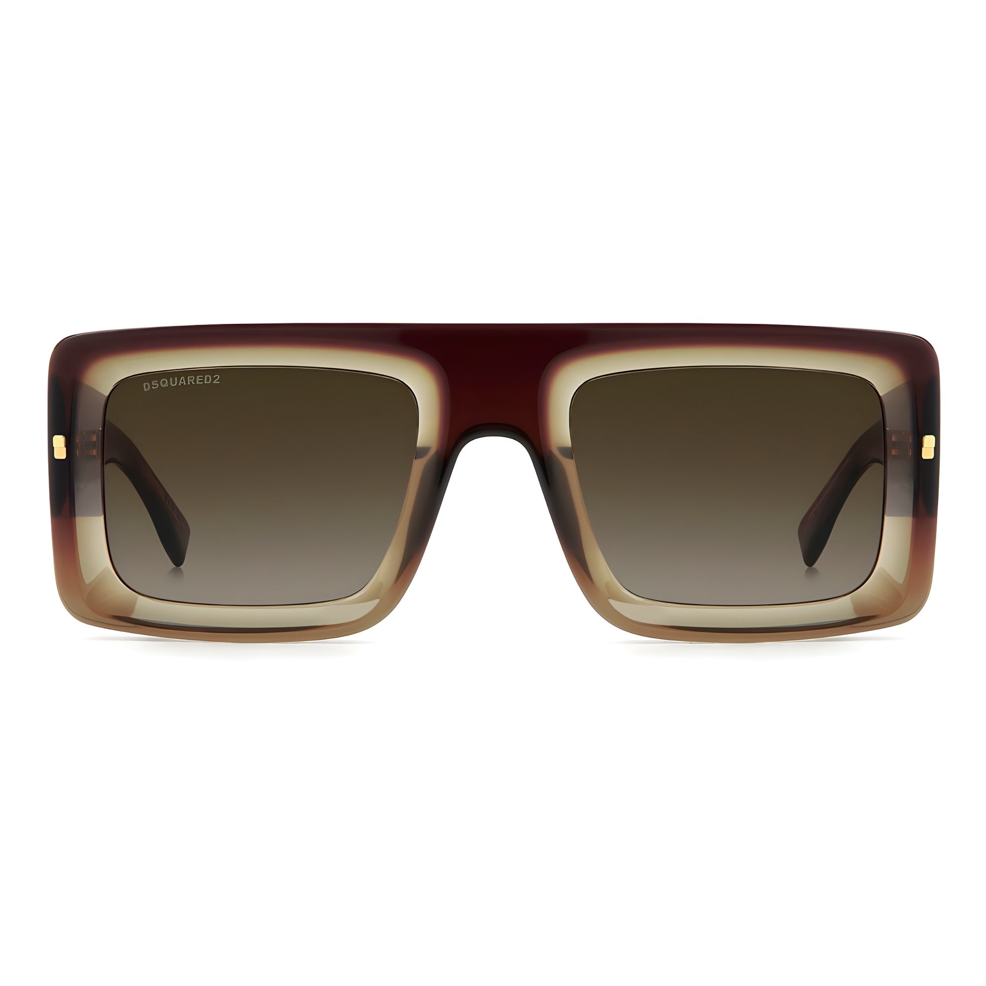 Ochelari de soare Dsquared² maro din acetat cu lentile maro