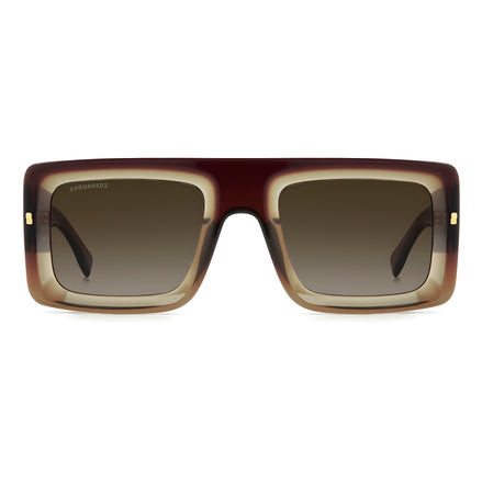 Ochelari de soare Dsquared² maro din acetat cu lentile maro