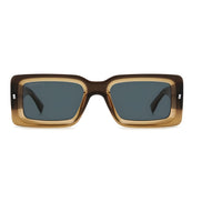 Ochelari de soare Dsquared² maro din acetat cu lentile albastre
