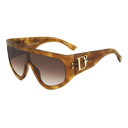 Ochelari de soare Dsquared² maro din acetat pentru femei