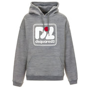 Bluză de trening Dsquared² din bumbac gri