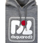 Bluză de trening Dsquared² din bumbac gri