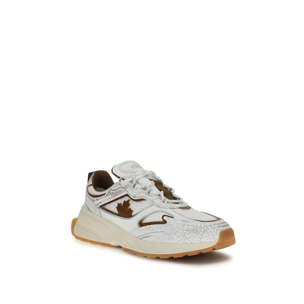 Dsquared² Adidași Sport Albi