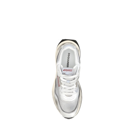 Dsquared² Adidași albi sport