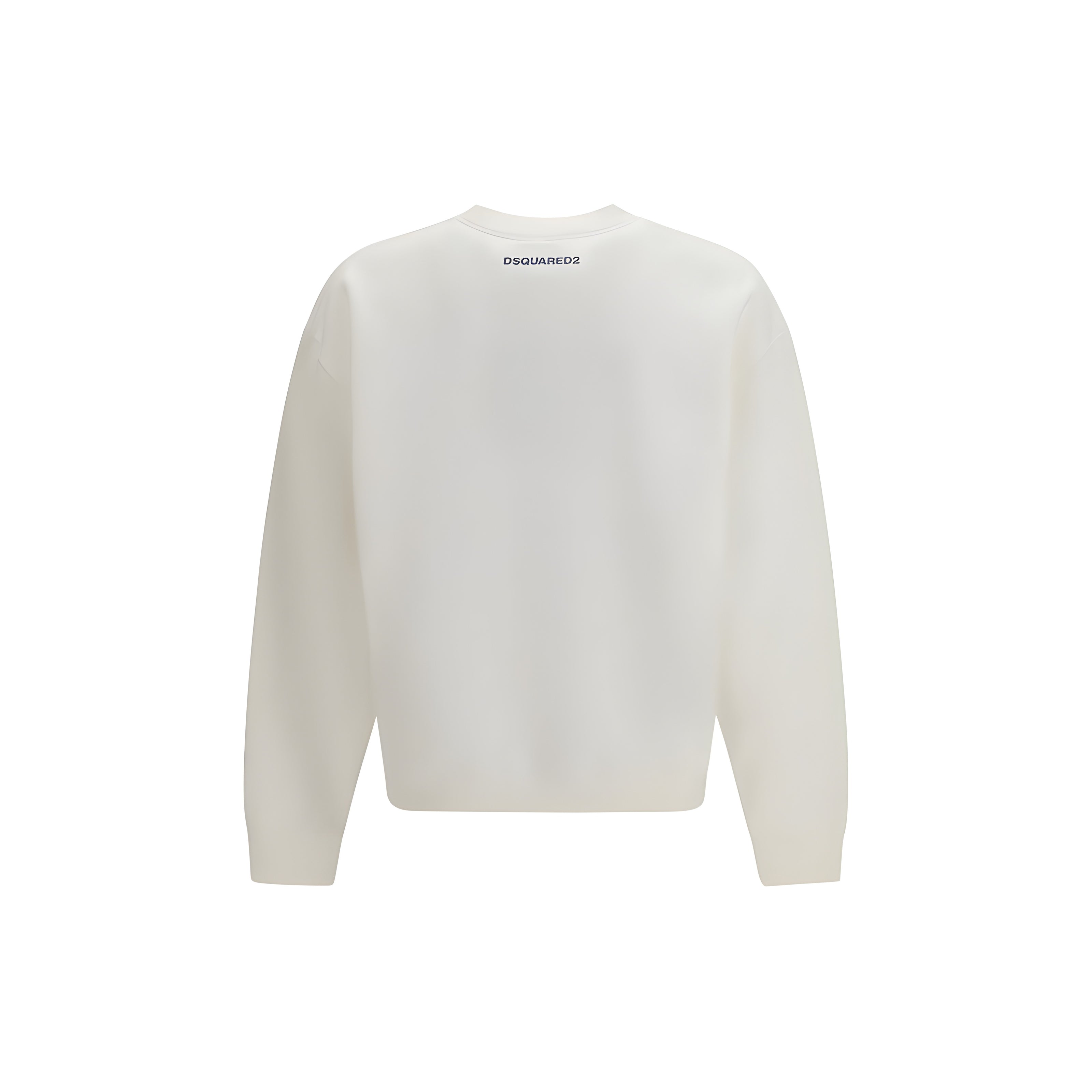 Dsquared² White Cotton Sweatshirt