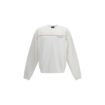 Dsquared² White Cotton Sweatshirt