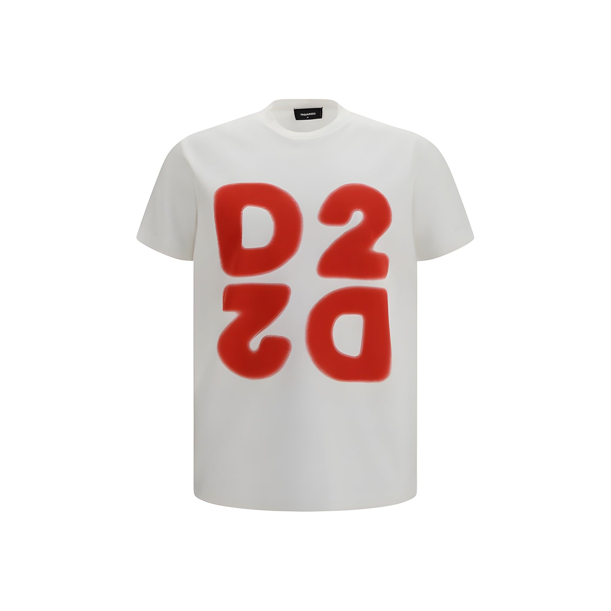 Dsquared² Tricou alb din bumbac