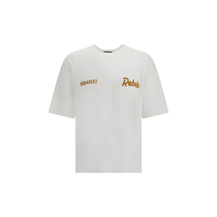 Tricou Dsquared² alb din bumbac