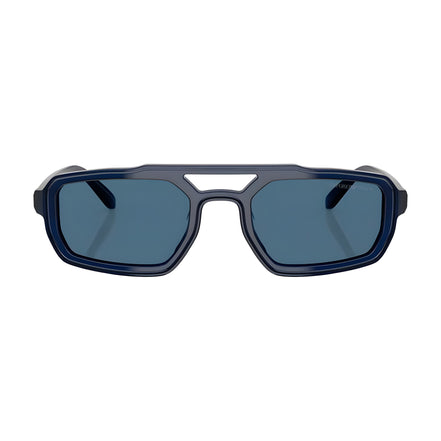 Ochelari de soare albaștri Emporio Armani