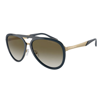 Ochelari de soare Emporio Armani albaștri