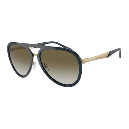 Ochelari de soare Emporio Armani albaștri