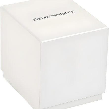 Emporio Armani Silver Steel Quartz Watch