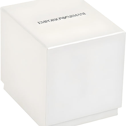 Emporio Armani Silver Steel Quartz Watch