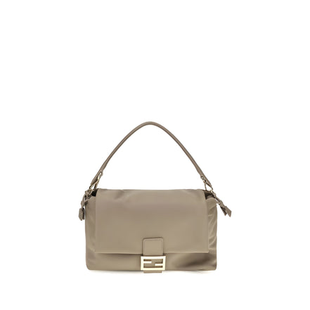 Fendi Beige Leather Shoulder Bag