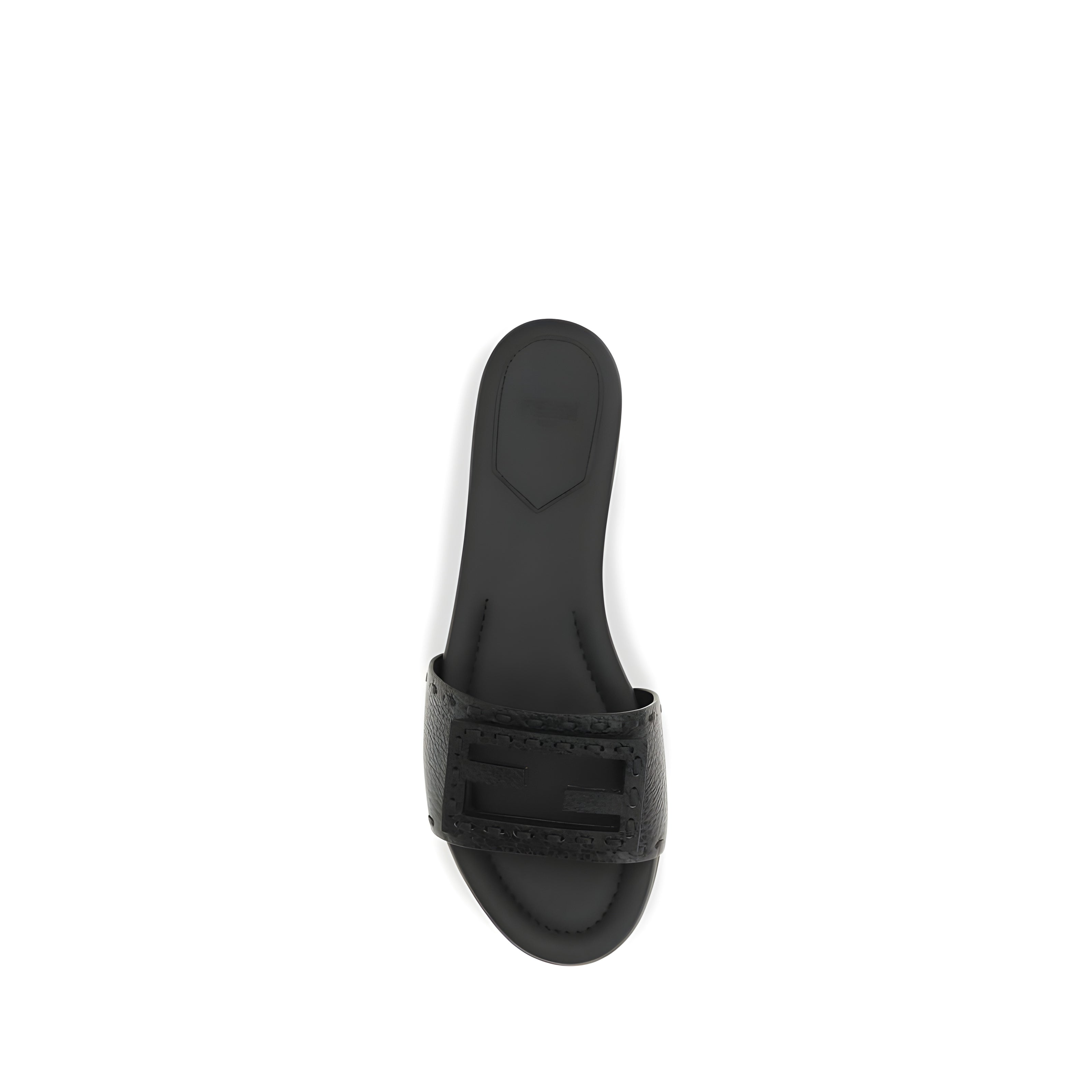 Fendi Black Baguette Sandals